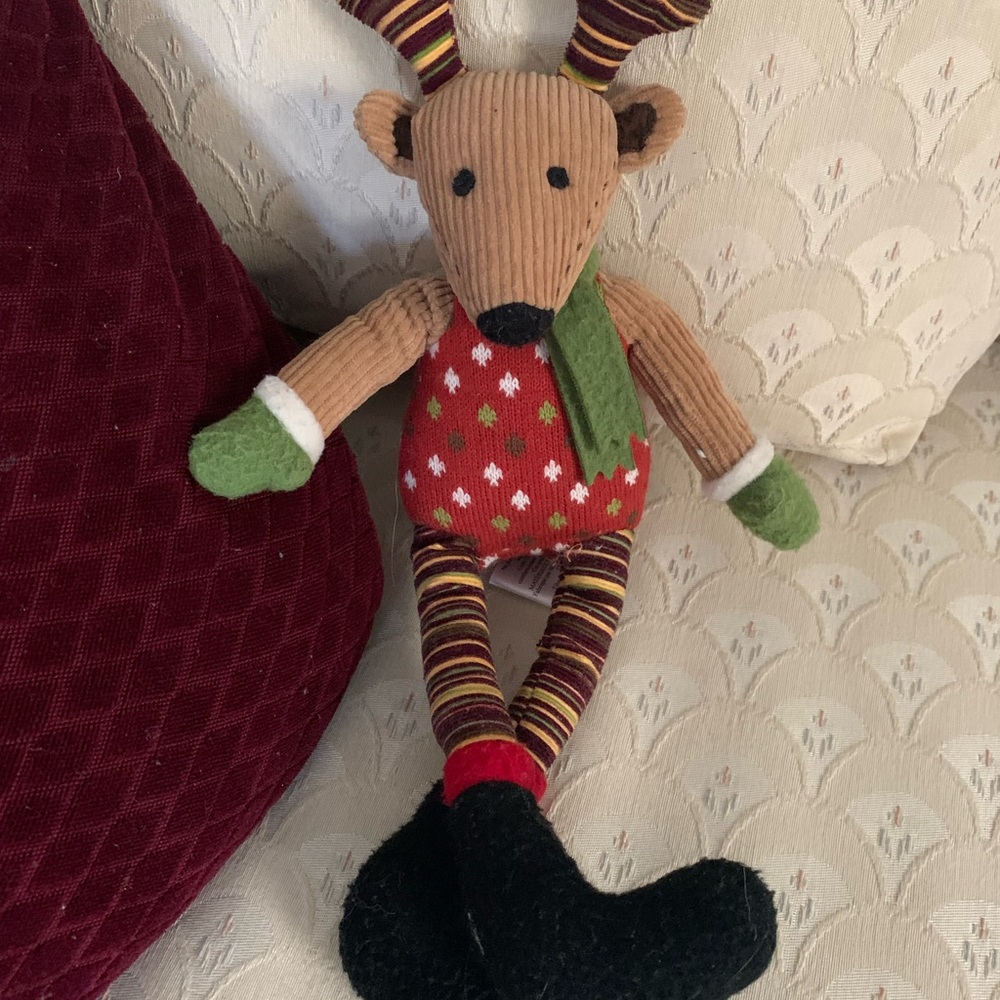2009 Starbucks Festive Reindeer Plush Toy